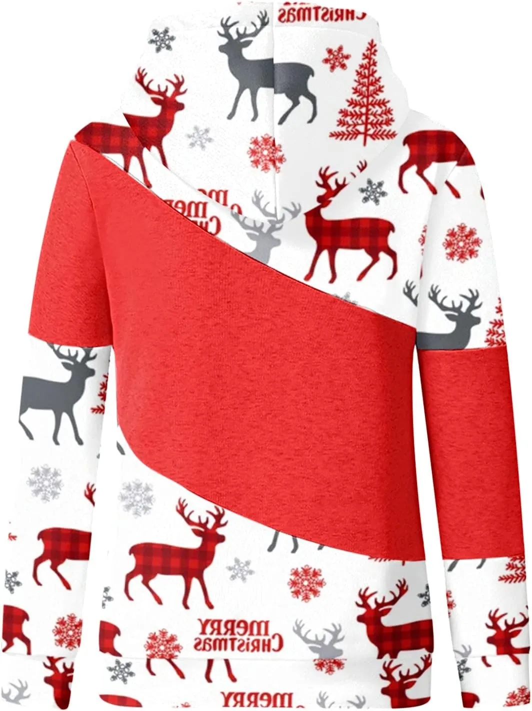 Christmas Sweatshirt for Women Merry Christmas Sweatshirt Funny Christmas Tree Graphic Pullover Casual Blouse
