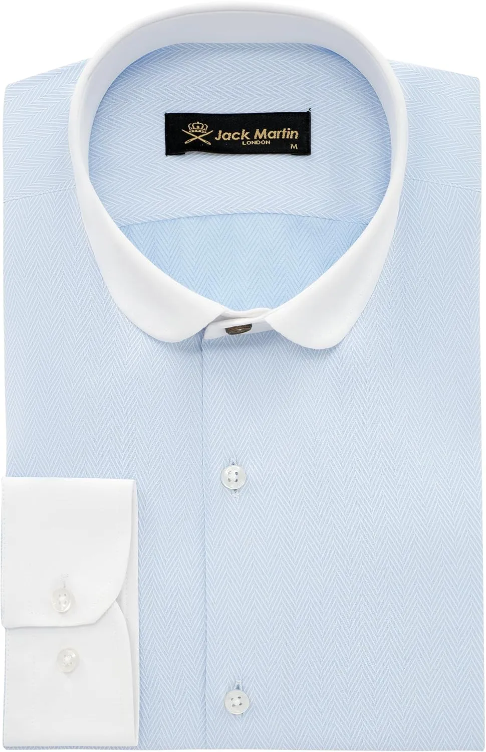 Club Collar Shirts for Men | Mens Long Sleeve Dress Casual Stylish & Formal Button Up Shirts in 1920s Style