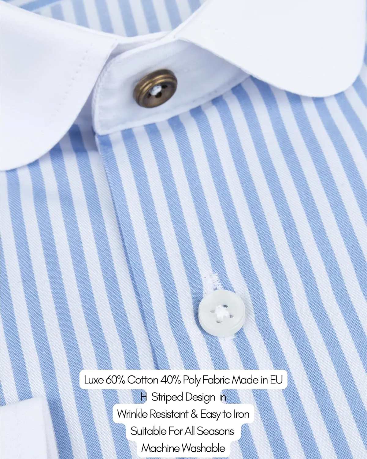 Club Collar Shirts for Men | Mens Long Sleeve Dress Casual Stylish & Formal Button Up Shirts in 1920s Style