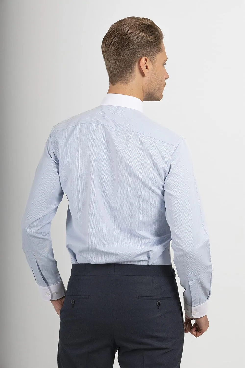 Club Collar Shirts for Men | Mens Long Sleeve Dress Casual Stylish & Formal Button Up Shirts in 1920s Style