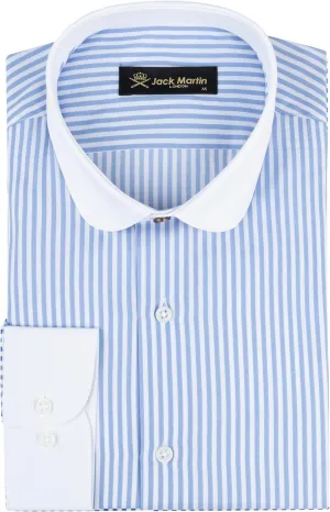 Club Collar Shirts for Men | Mens Long Sleeve Dress Casual Stylish & Formal Button Up Shirts in 1920s Style