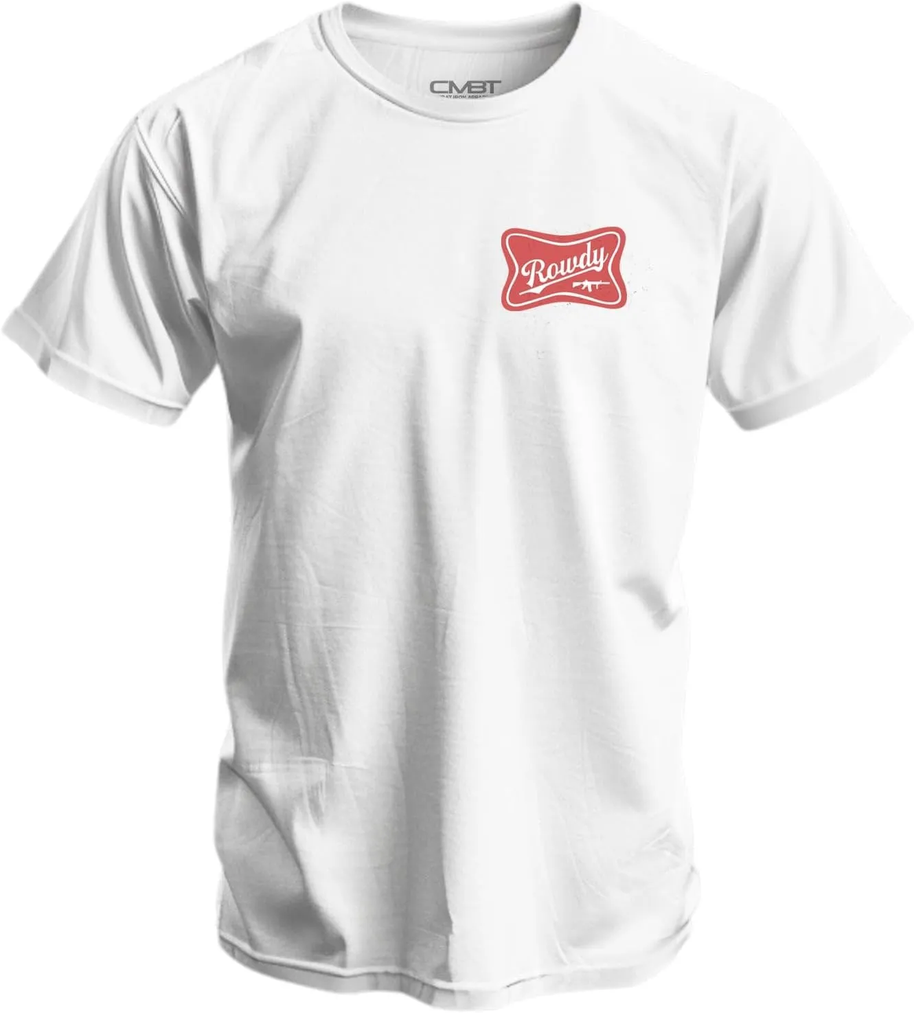 Combat Iron Men's Graphic Tees | Rowdy Beer Logo | Mens Graphic T-Shirts