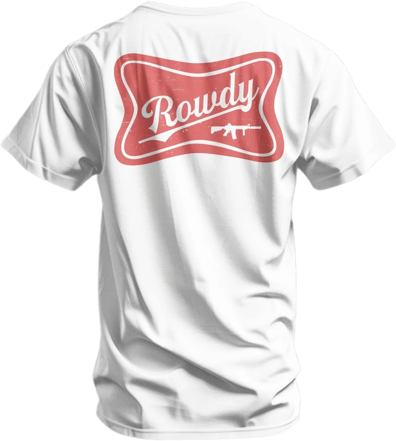Combat Iron Men's Graphic Tees | Rowdy Beer Logo | Mens Graphic T-Shirts
