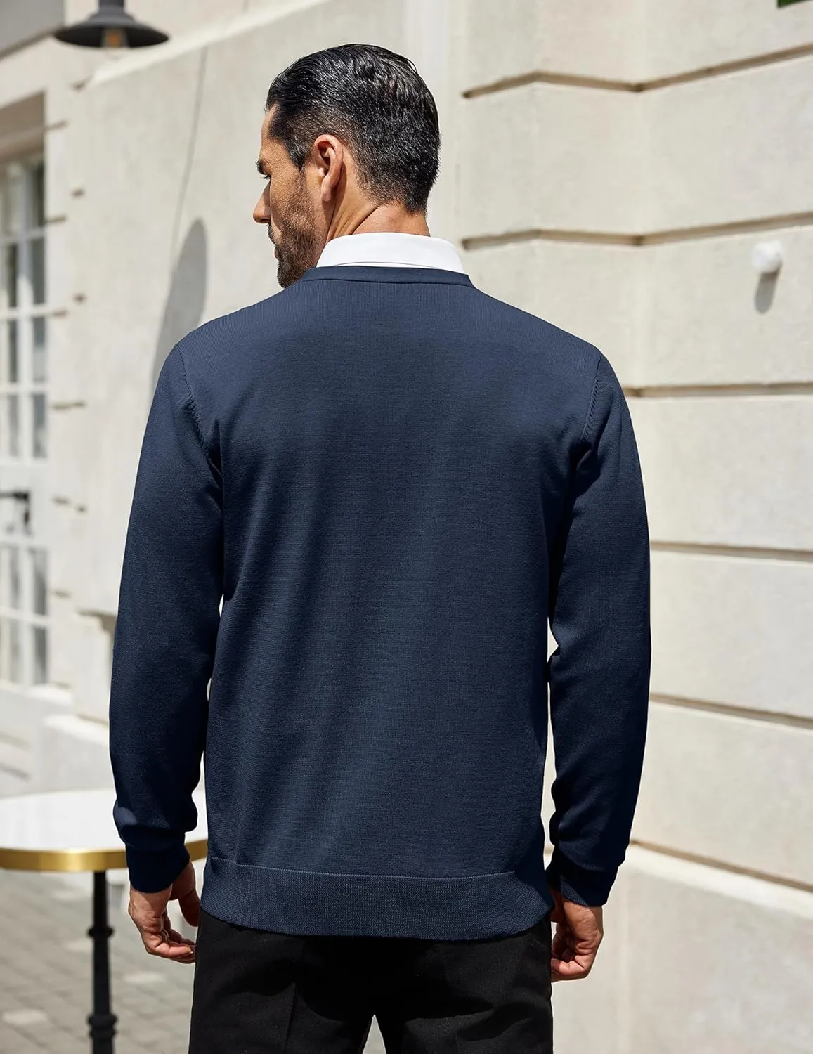 COOFANDY Mens Cardigan Sweaters Long Sleeve V Neck Cardigans Lightweight Knitted Button Down Sweaters with Pockets