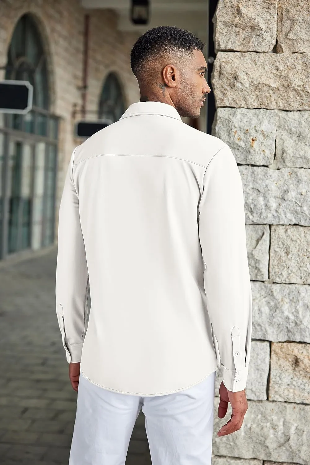 COOFANDY Men's Wrinkle Free Shirts Casual Long Sleeve Button Down Dress Shirts