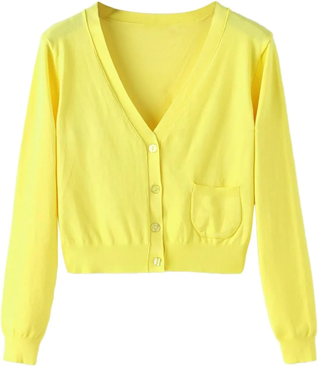 Cotton Sweaters for Women Oversized Cardigan Knitted Button Up Fall Clothing Deep V Neck Long Sleeve Cropped Lightweight Coat