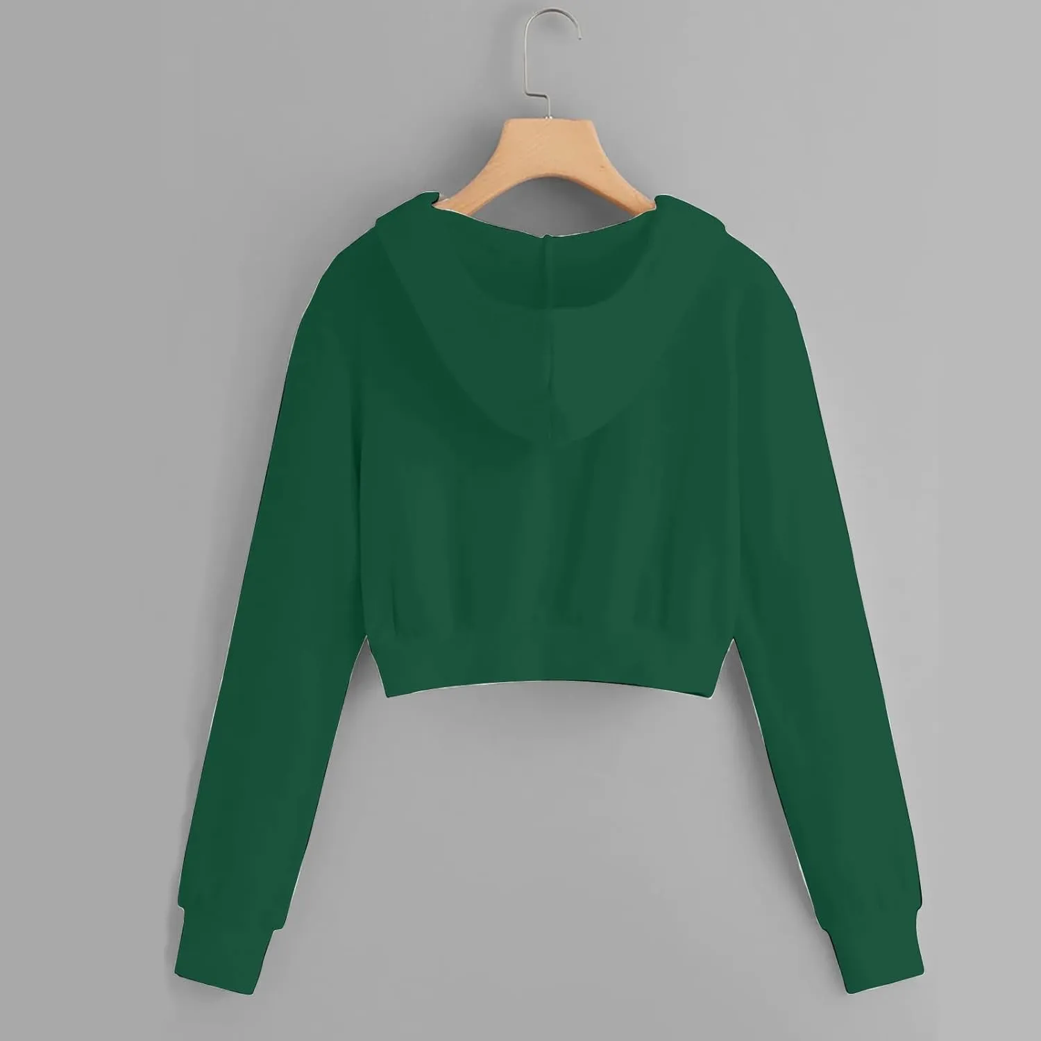Cropped Zip Up Hoodie Women Lightweight Long Sleeve Crop Tops Womens Cute Hoodies Zipper Fall Sweatshirt