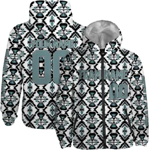 Custom Rain Jacket Women Men, Water Resistant Athletic Running Hooded Lightweight Jacket Windbreaker