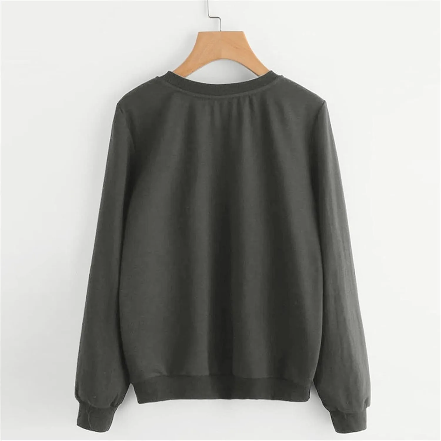 Cute Sweatshirts for Women Cat Printed Fashion Casual Graphic Pullovers Long Sleeve Loose Tops Comfy Round Collar Sweatshirts