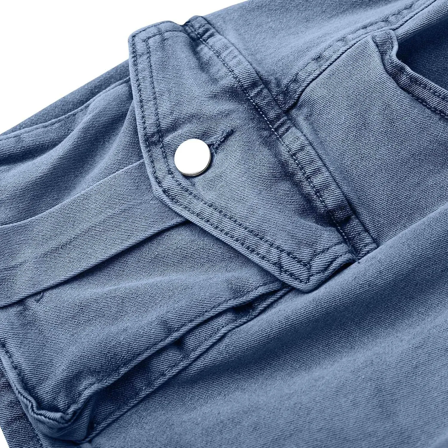 Denim Cargo Skirt Women Button Mini Skirt with Pockets Y2k Bodycon 2025 Trendy Jean Short Skirts