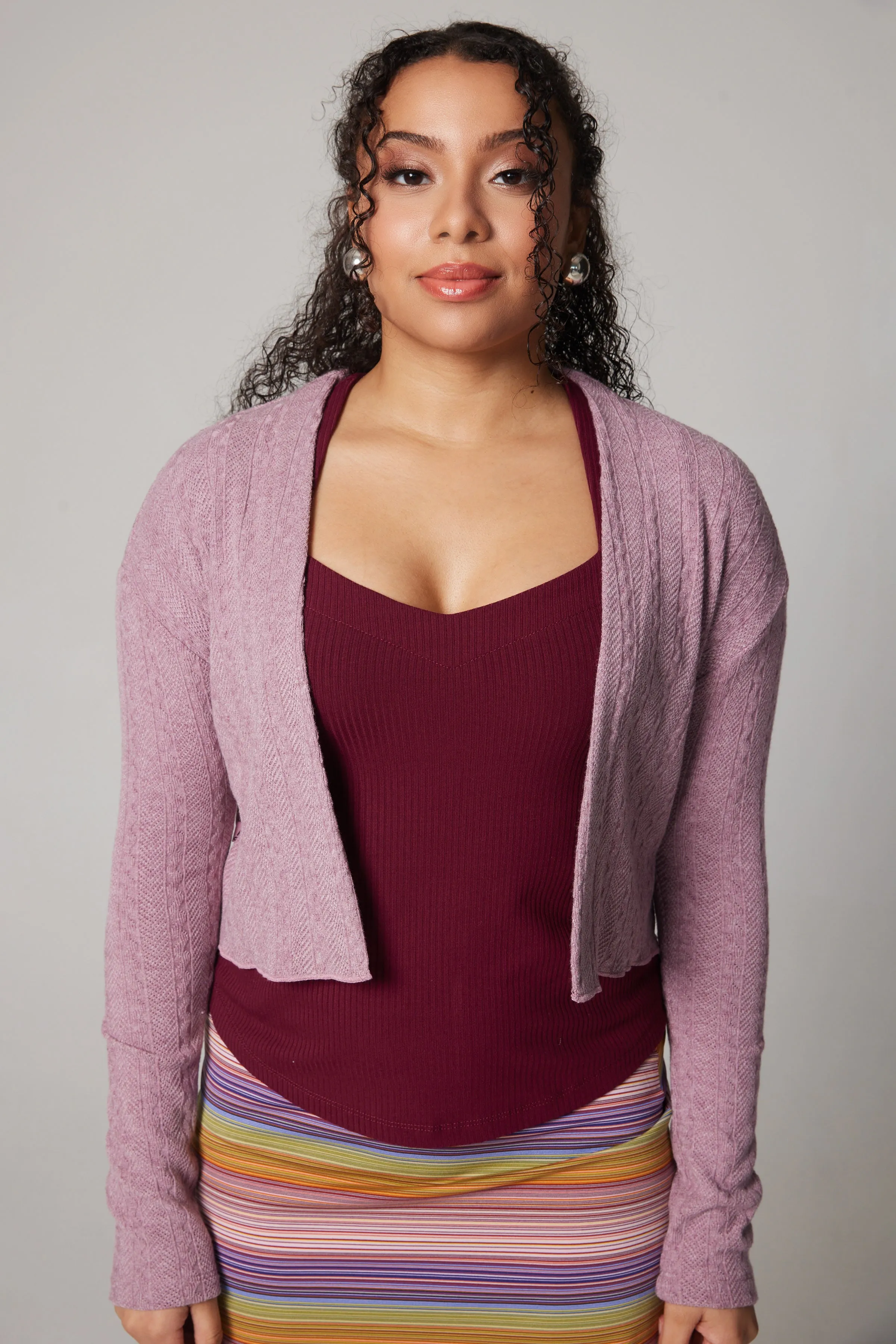 Diamond Top - Burgundy