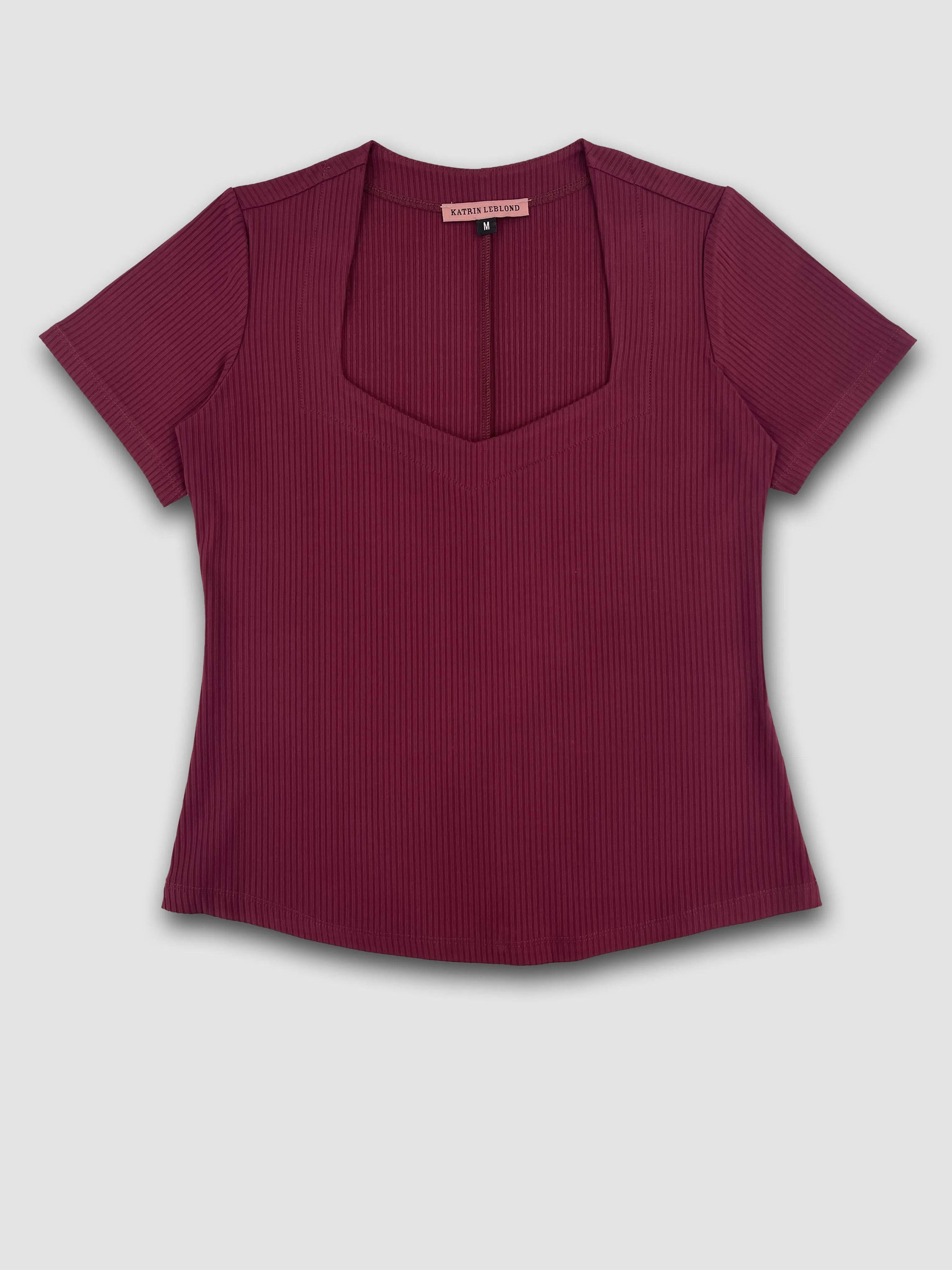 Diamond Top - Burgundy