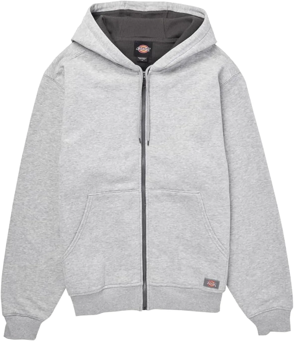 Dickies Mens Full Zip Thermal Lined Fleece Hoodie