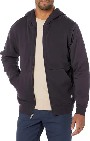 Dickies Mens Full Zip Thermal Lined Fleece Hoodie