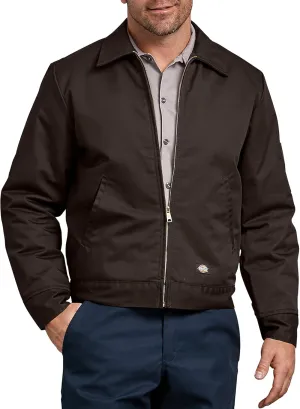 Dickies Mens Full Zip Thermal Lined Fleece Hoodie