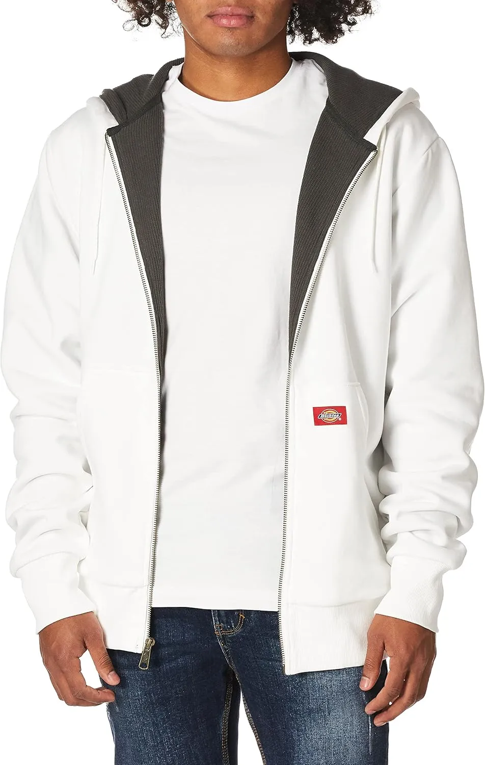 Dickies Men's Thermal-Lined Fleece Hoodie