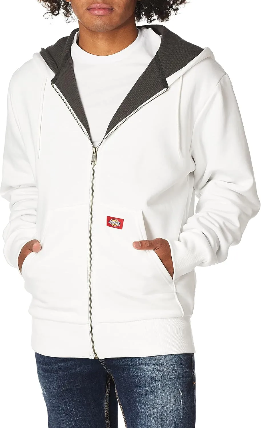 Dickies Men's Thermal-Lined Fleece Hoodie
