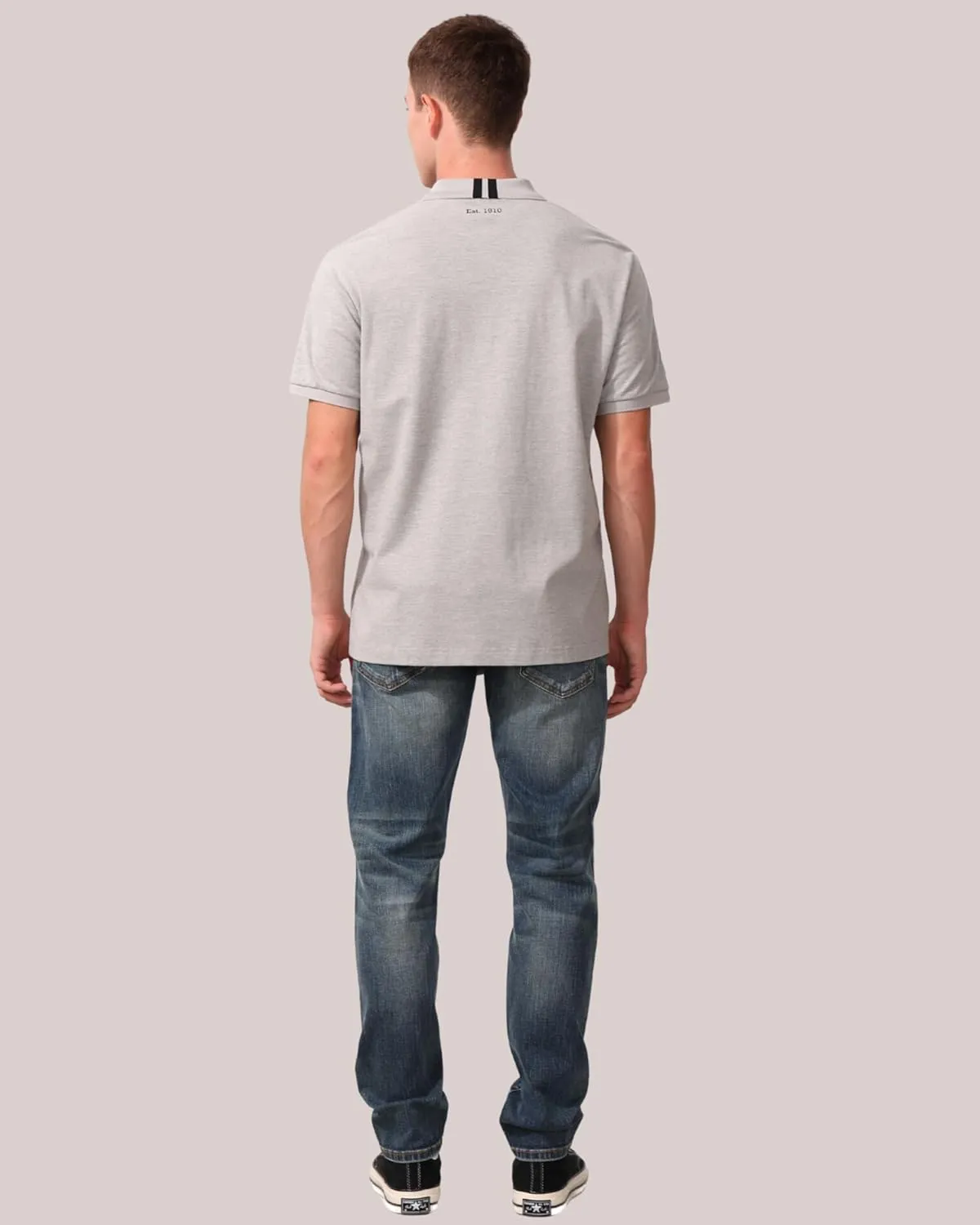 Distressed Denim Jeans- Men's Relaxed Fit Stretch Jeans, Comfortable Ripped Elastic Waist Pants,Dark Blue Jeans Men