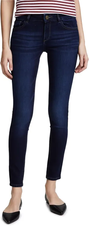 DL1961 Women's Emma Instasculpt Low Rise Skinny Fit Jeans, Albany, 24