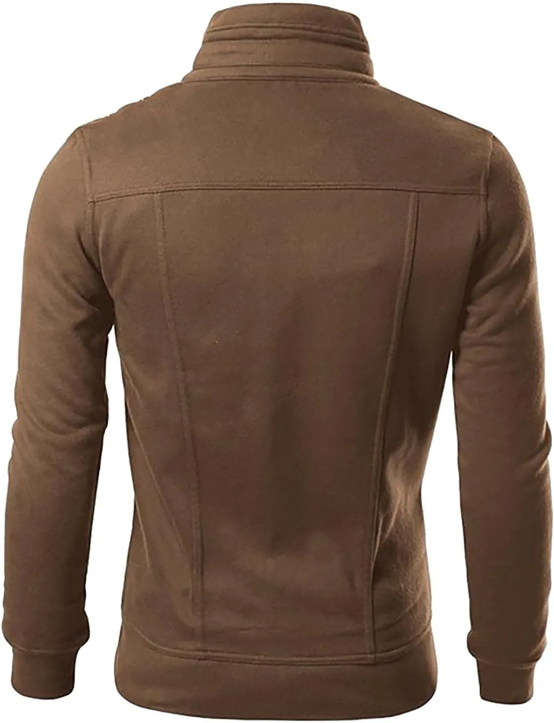 DuDubaby Men's Casual Camouflage Sports Sweatshirt Long Sleeve Zipper Hooded Jacket Coat
