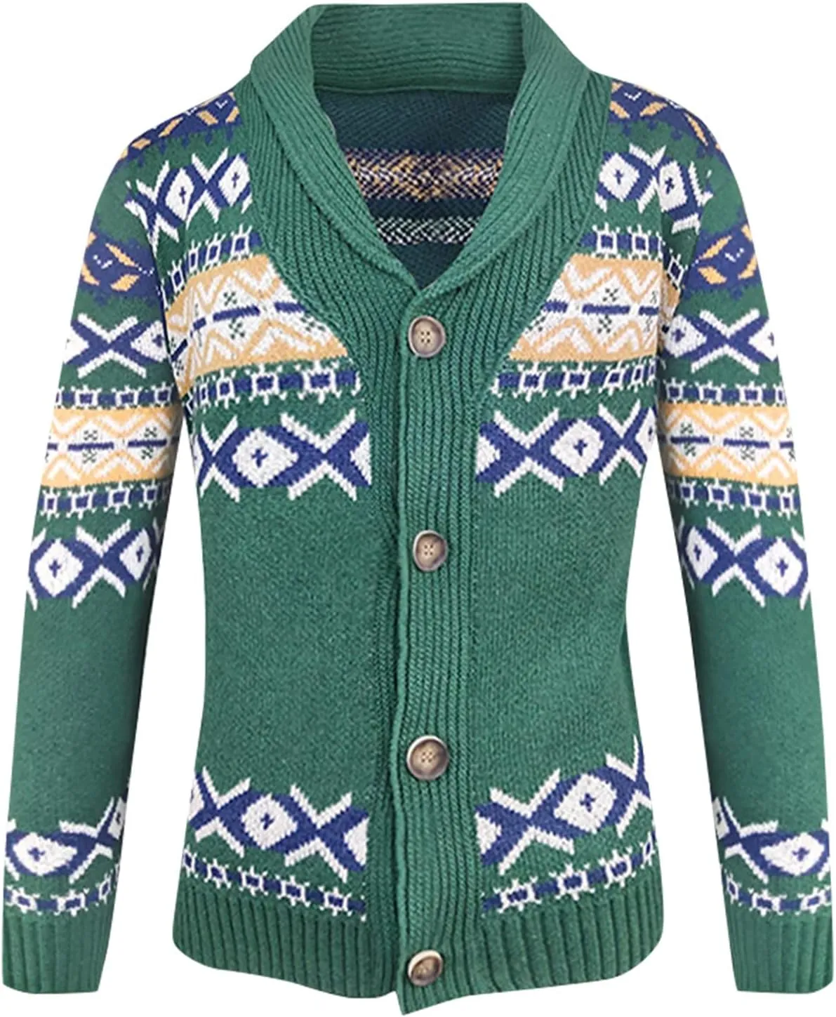 Dudubaby Plus Size Sweaters for Mensautumn and Winter Fashion Loose Cardigan Warm Lapel Hooded Jacket Sweater