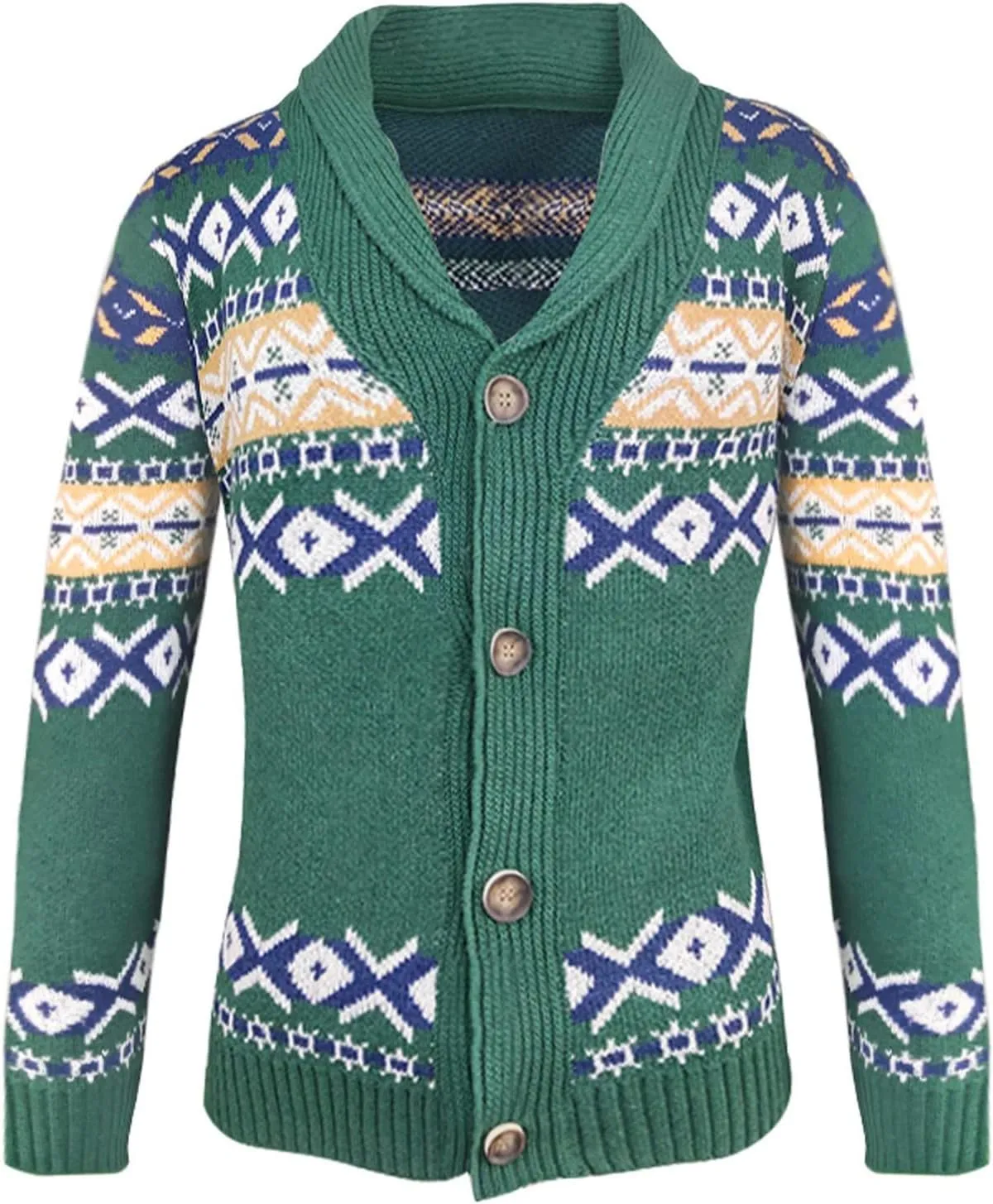 Dudubaby Plus Size Sweaters for Mensautumn and Winter Fashion Loose Cardigan Warm Lapel Hooded Jacket Sweater