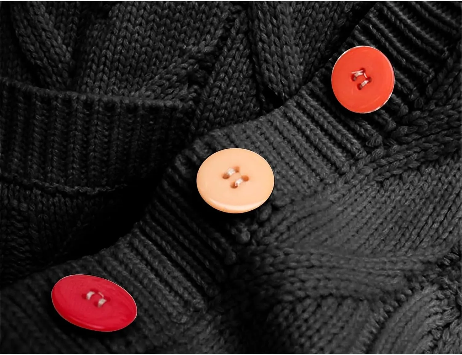 Fall Winter Trendy Coat Women Striped Cardigan Sweaters Fashion Button Down Lightweight Lightweight with Pockets