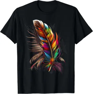 Feather Southwest Native American Indian Tribal Art Graphic T-Shirt