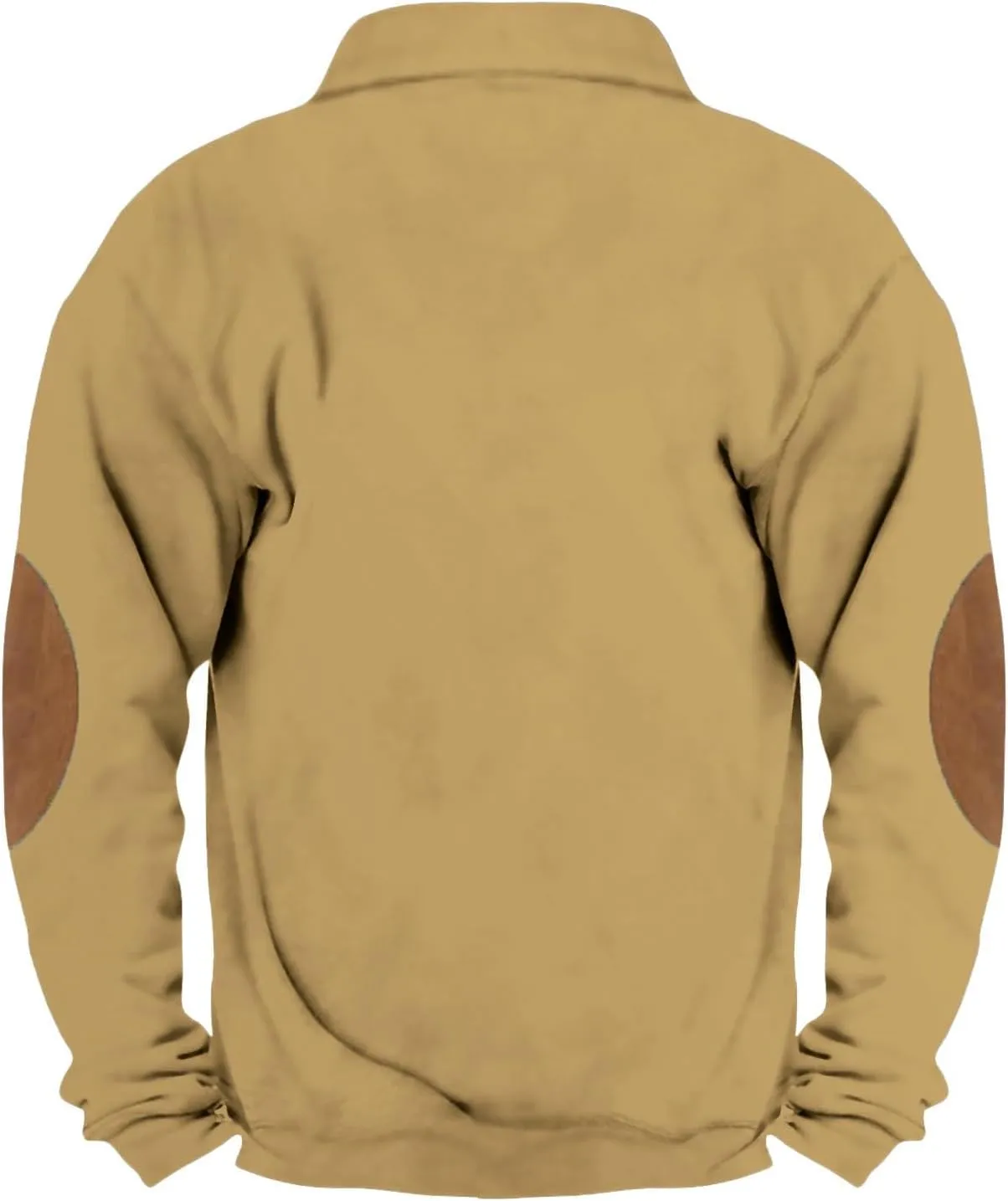 FONMA Sweatshirts for Men Fall Fashion 2024 Patriotic Printed Standing Collor Button Up Shirt Casual Loose Athletic Shirt Top