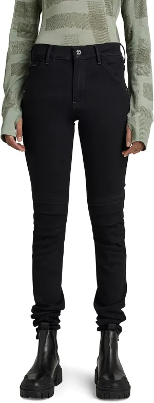 G-STAR RAW Women's 1914 Moto 3D Skinny Fit Jeans