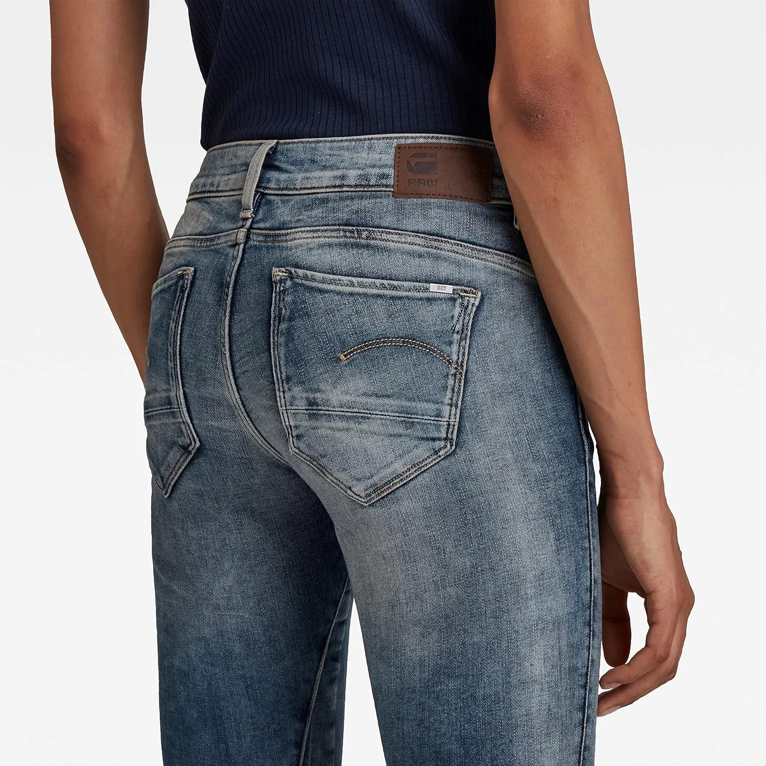 G-STAR RAW Women's Arc 3D Mid Rise Skinny Fit Jeans