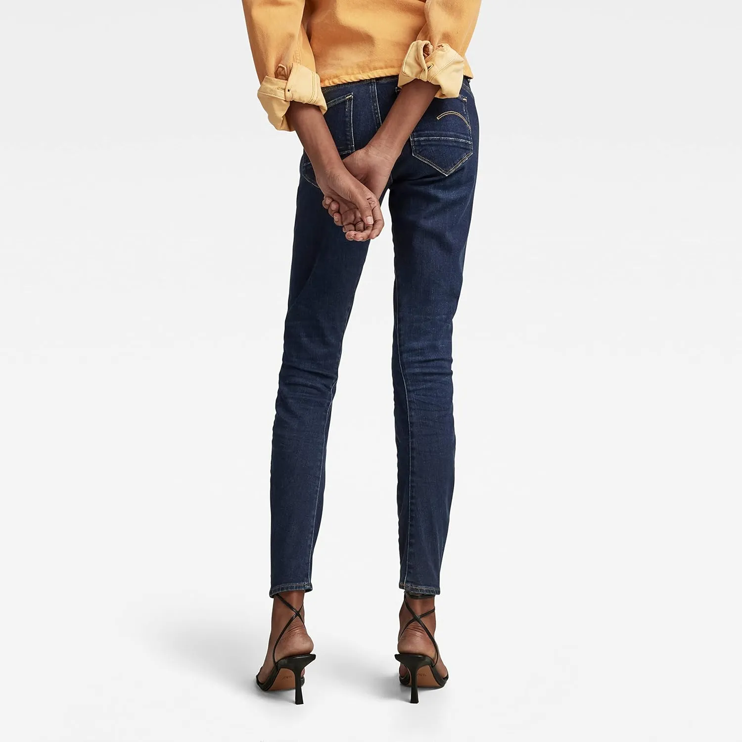 G-STAR RAW Women's Arc 3D Mid Rise Skinny Fit Jeans