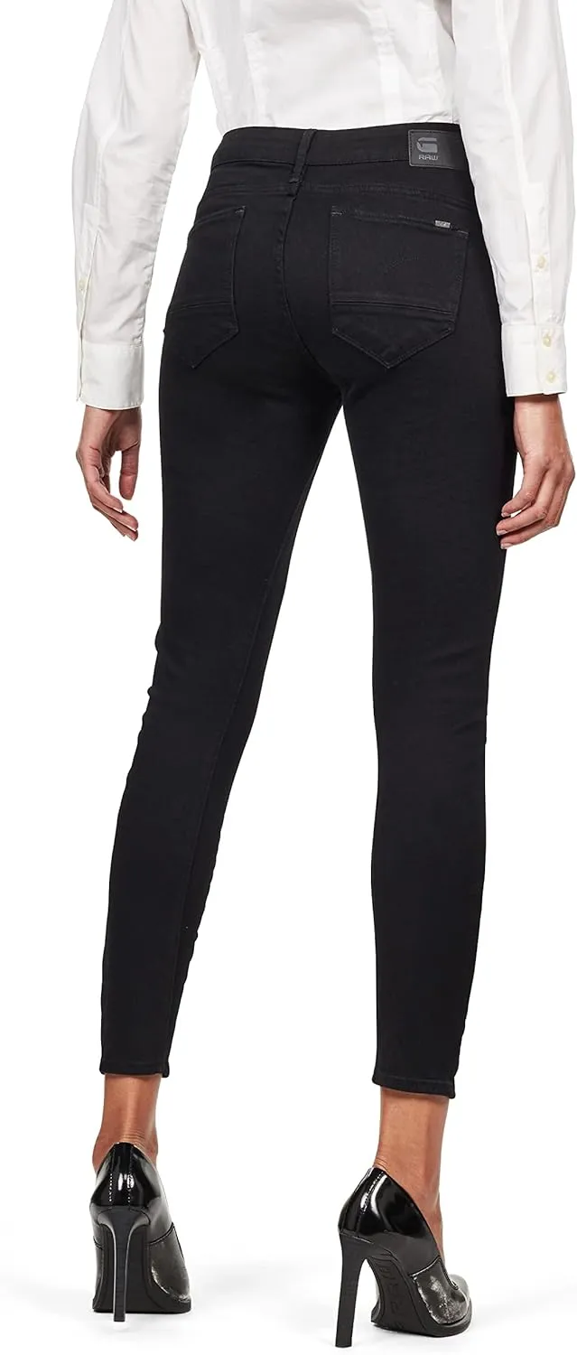 G-STAR RAW Women's Arc 3D Mid Rise Skinny Fit Jeans
