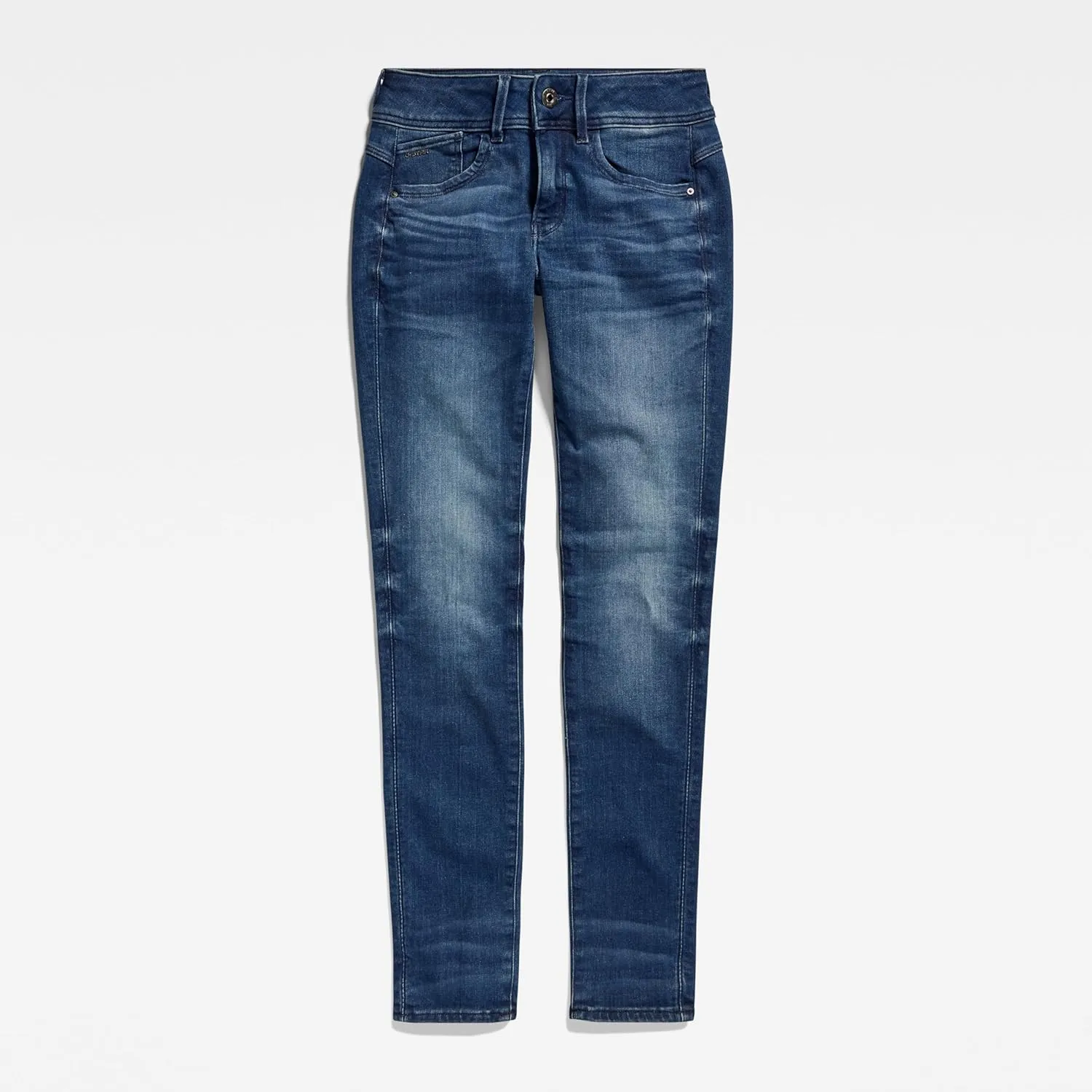 G-STAR RAW Women's Core Lynn Mid Rise Skinny Fit Jeans