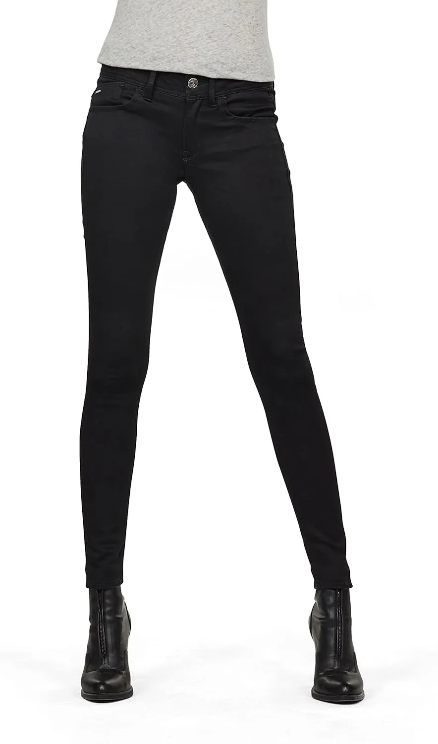 G-STAR RAW Women's Lynn D Mid Rise Super Skinny Fit Jeans
