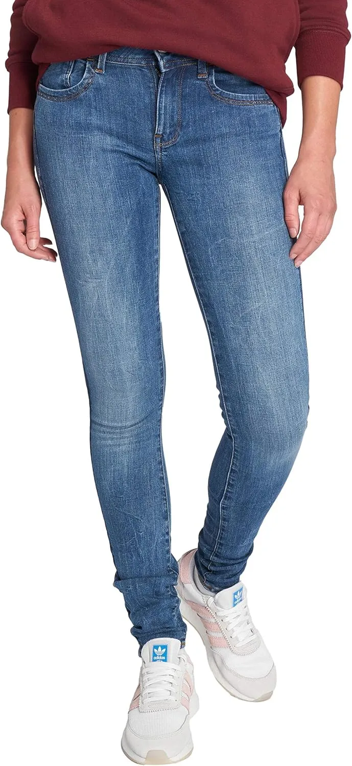 G-STAR RAW Women's Lynn D Mid Rise Super Skinny Fit Jeans