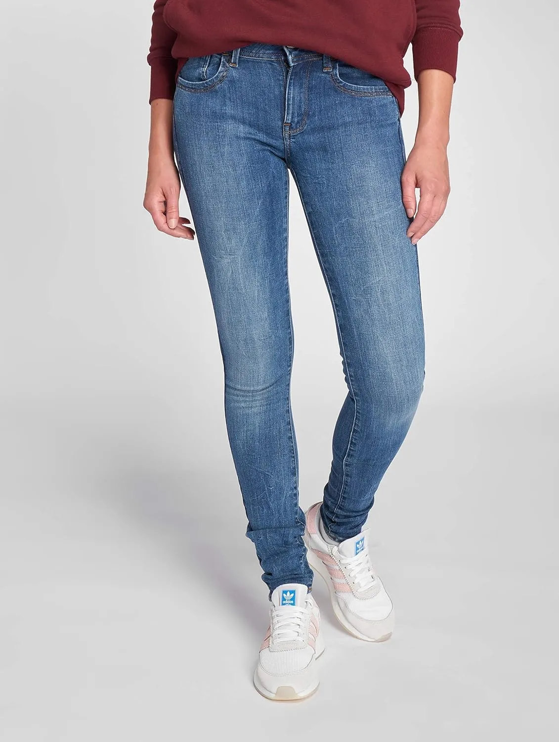 G-STAR RAW Women's Lynn D Mid Rise Super Skinny Fit Jeans