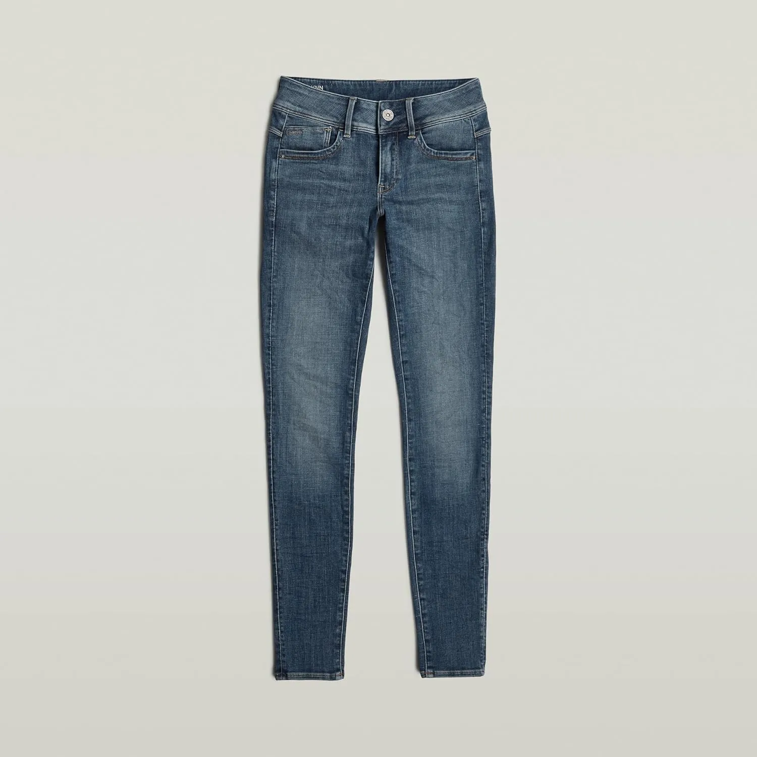 G-STAR RAW Women's Lynn D Mid Rise Super Skinny Fit Jeans
