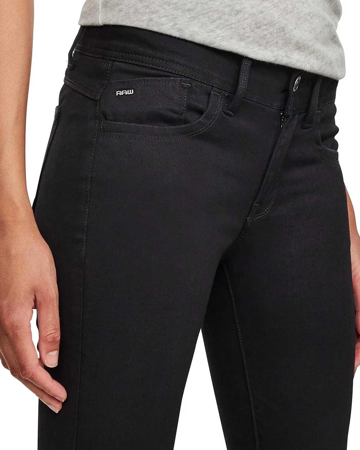 G-STAR RAW Women's Lynn D Mid Rise Super Skinny Fit Jeans