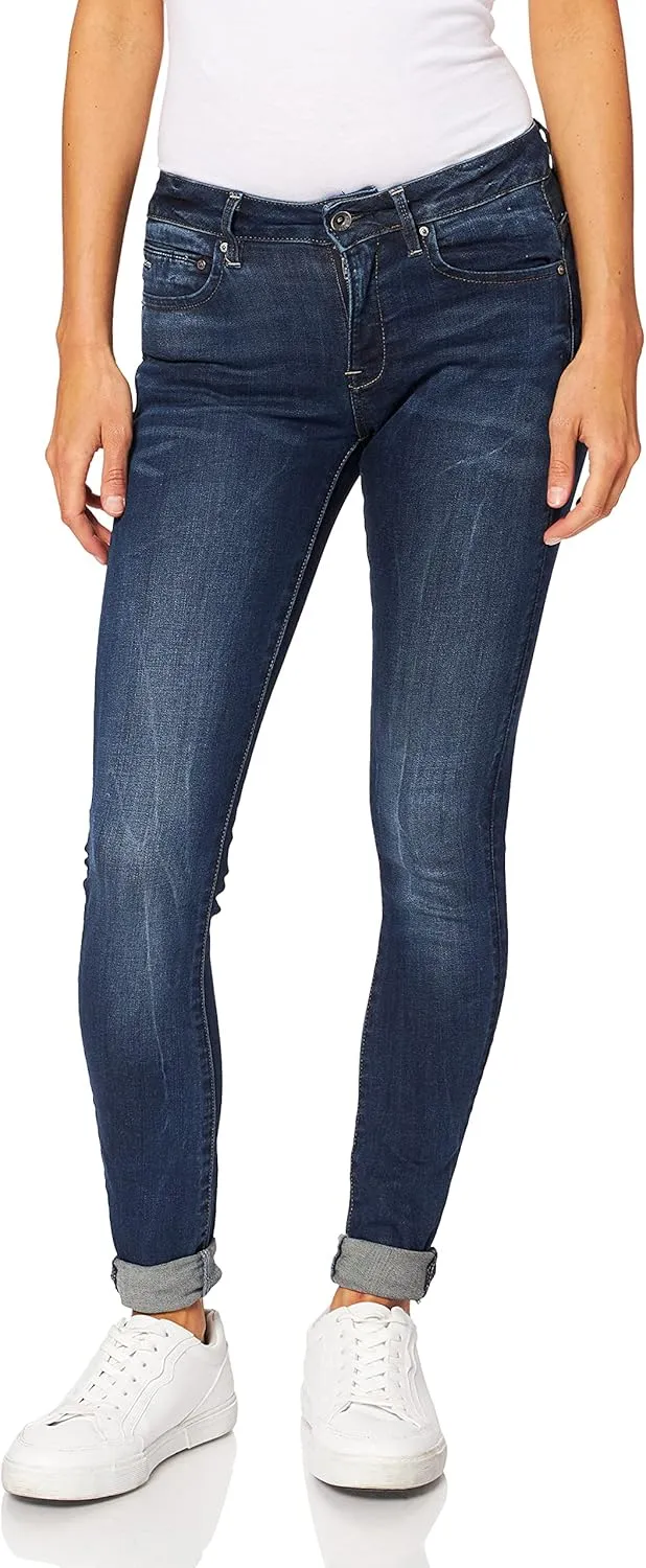 G-STAR Women's Midge Zip Mid Rise Skinny Fit Jeans