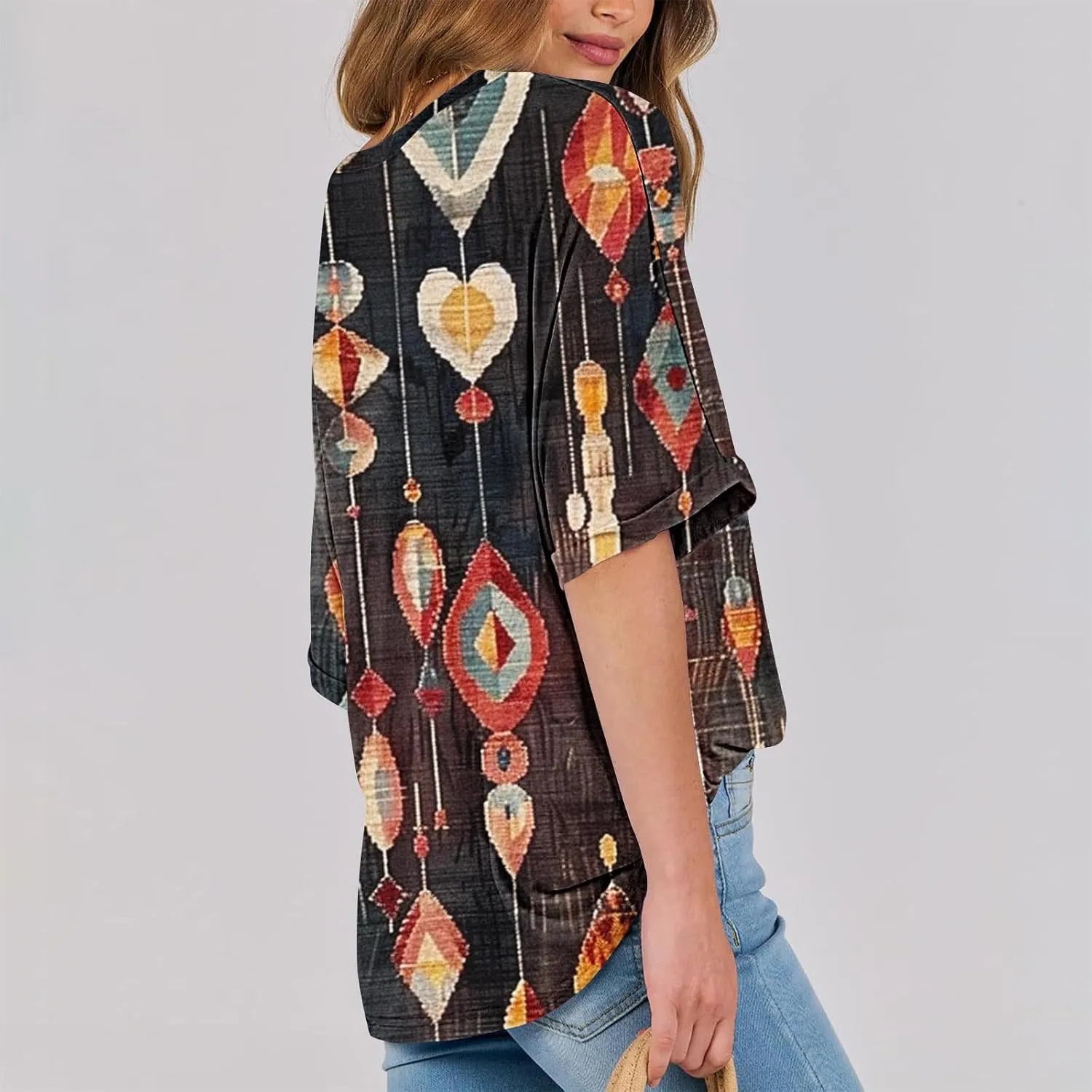 Generic 2024 Oversized T Shirts Womens Striped Shirts Casual Loose Fit Short Sleeve Crewneck Summer Tunic Tops Plus Size Tees