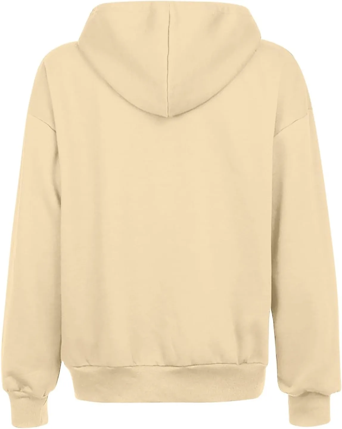 GIERIDUC Women's Zip Up Oversized Sweatshirts Fleece Jacket Coat Long Sleeve Casual Hoodies Fall Teen Girls Preppy Clothes