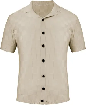 GINGTTO Men's Polo Shirts Short Sleeve Slim Fit Lightweight Knit T Shirts