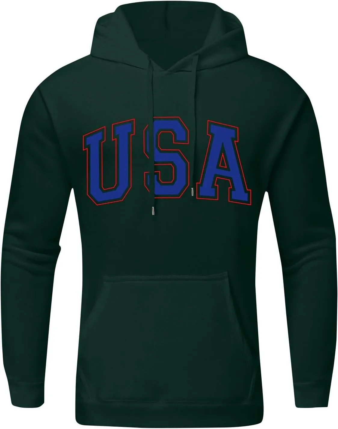 GOFULY Men'S Fashion Hoodies & Sweatshirts Palm Tree Print Fall Fleece Sweatshirts Streetwear Long Sleeve Pullover Hoodie