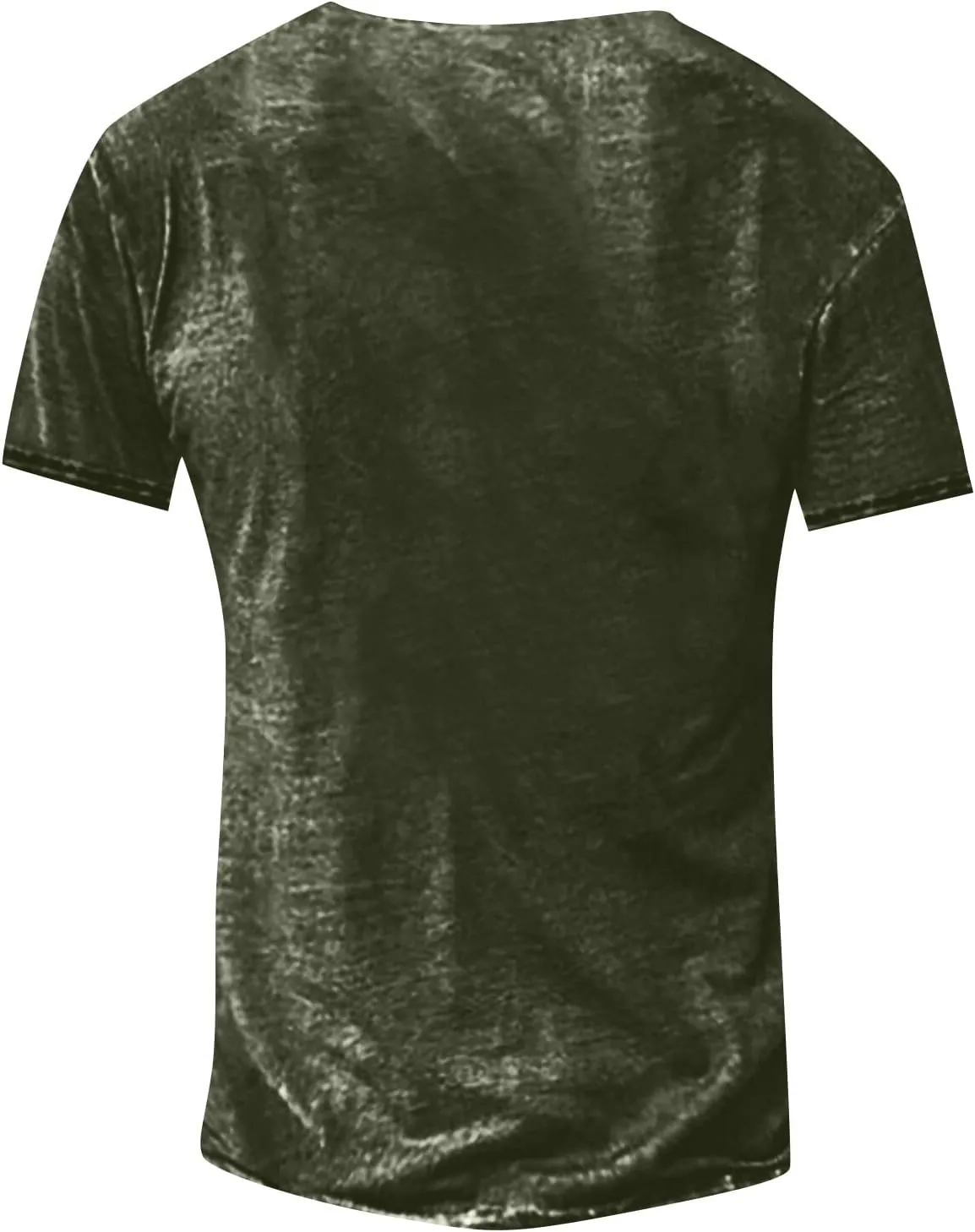 GOFULY Mens Henley Short Sleeve T-Shirt Summer T Shirts Design V Neck Button Down Shirts 3D Graphic Print Tees