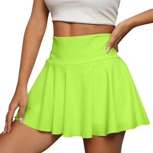 Golf Skirts for Women Flowy Tummy Control Tennis Skort with Pockets Casual Summer Workout Pleated Mini Skirt