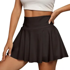 Golf Skirts for Women Flowy Tummy Control Tennis Skort with Pockets Casual Summer Workout Pleated Mini Skirt