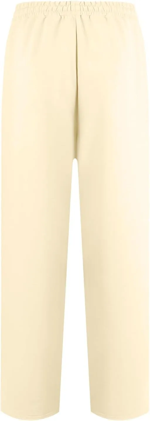 Gumipy Women Wide Leg Sweatpants Interior Drawstring High Waisted Baggy Joggers Trendy Lounge Pants Trousers with Pockets