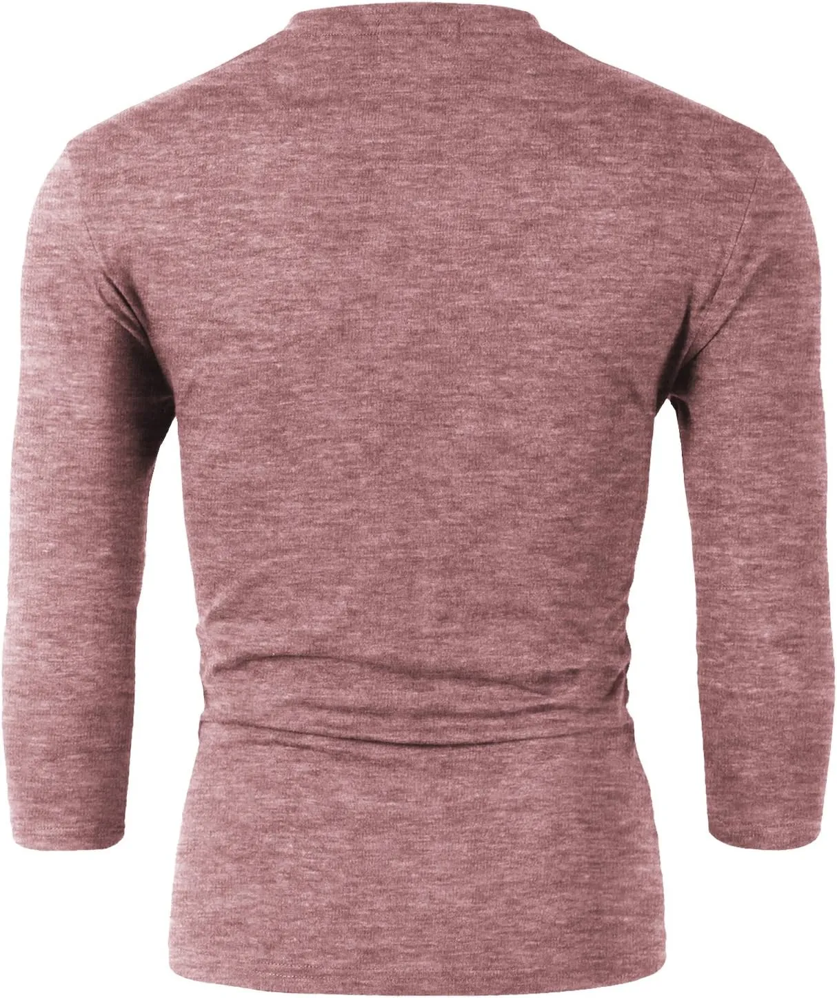 H2H Mens Casual Premium Slim Fit Henley Shirts Lightweight Thin Fabric