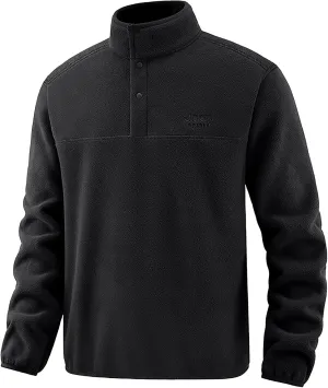 Half Zipper Sweatshirts for Men Stank Thick Sherpa Lined Pullovers Long Sleeve Warm Fleece Sweatshirts Fall Outfits